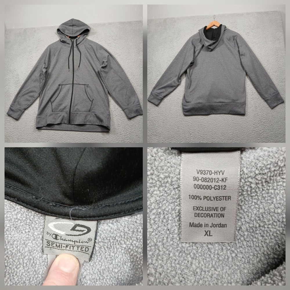 C9 by‎ Champion Pullover Men's XL Gray Funnel Neck Sweatshirt